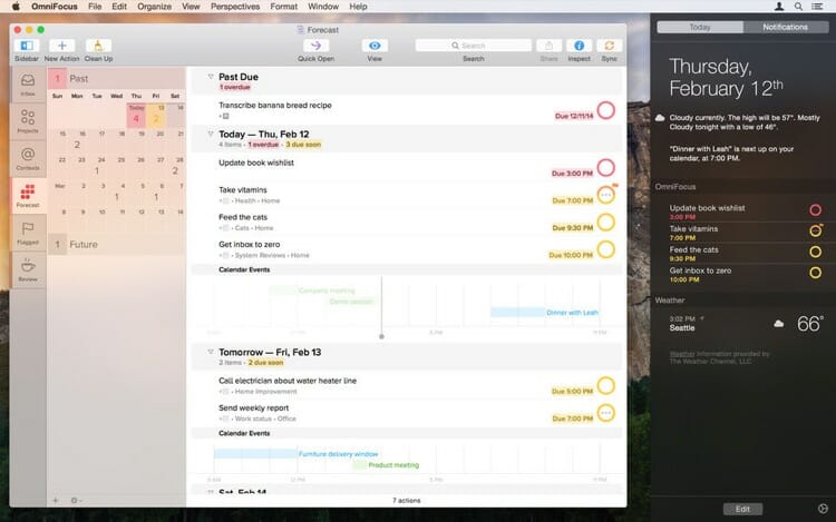 OmniFocus 2 Mac App From App Store