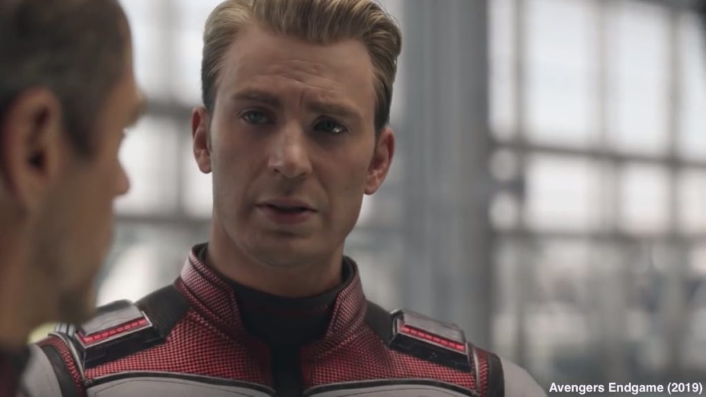 Captain America in Avengers Endgame 2019