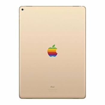 8 Bit Retro Rainbow Apple Sticker For iPad Air