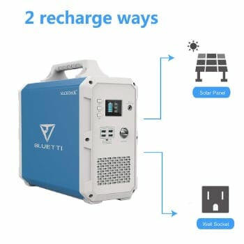 Portable Power Station Solar Rechargeable