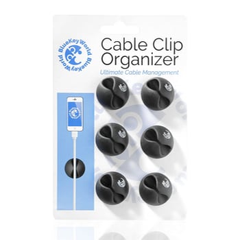 Cable Clip Organizer for Your Home Office Desk Setup