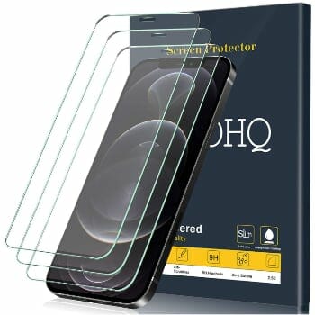 QHOHQ 3-pack Screen Protector for iPhone 12